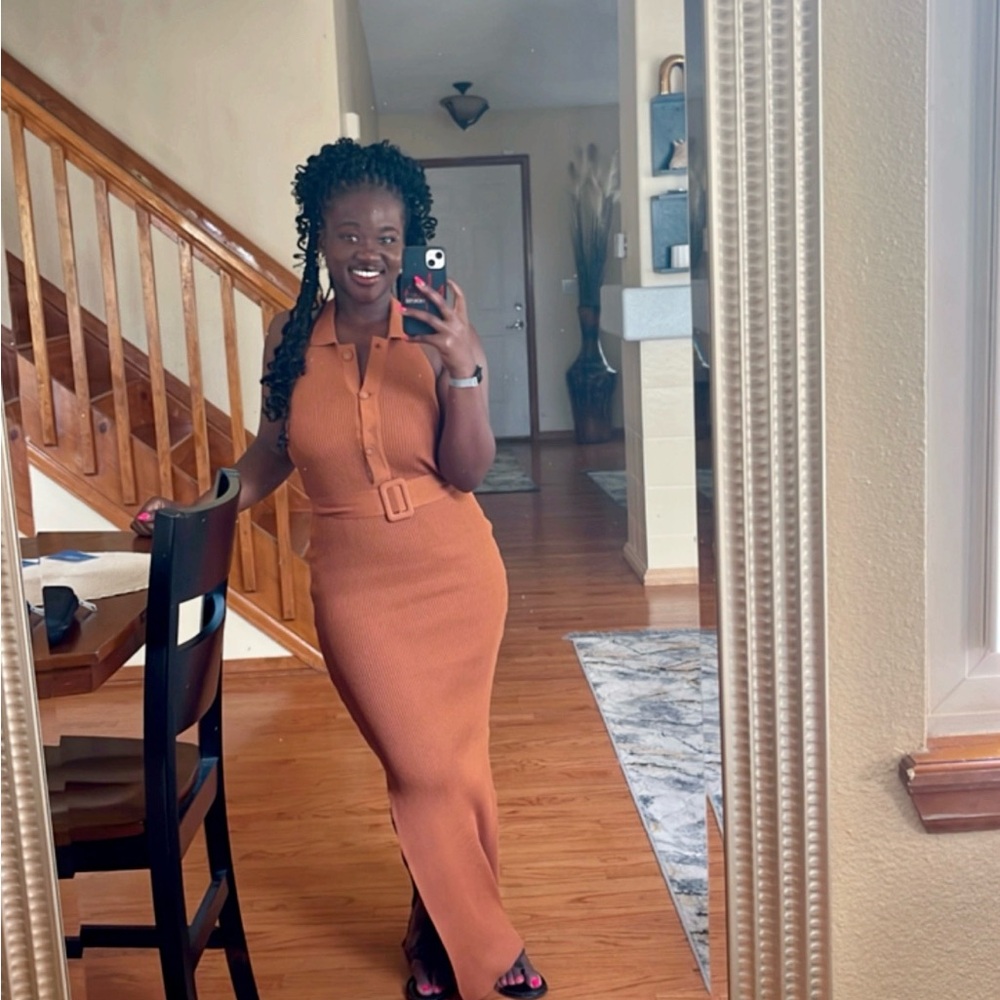 Fashion nova Sweater Backless Dress